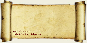 Danica Bajagić vizit kartica